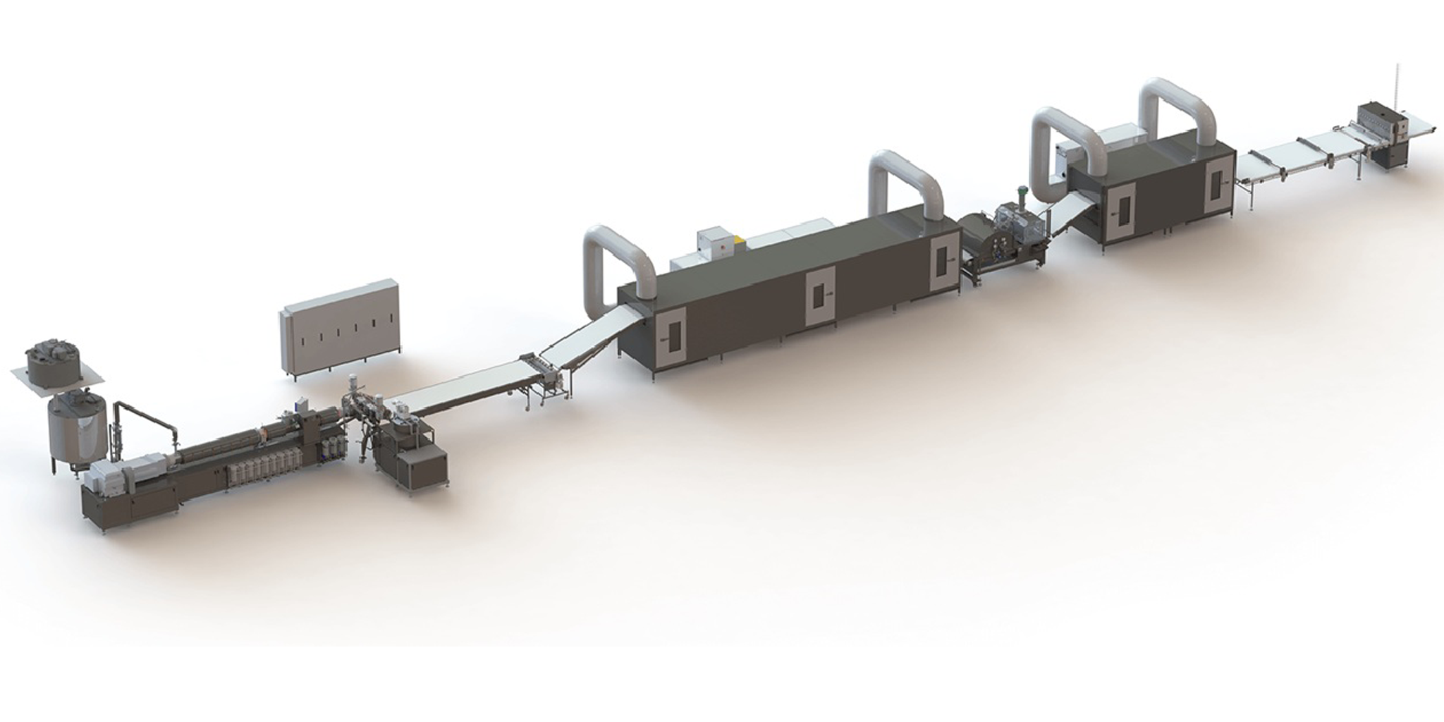 Production and Packaging of Various Licorice (Flour-Dusted Gummies) Production Line